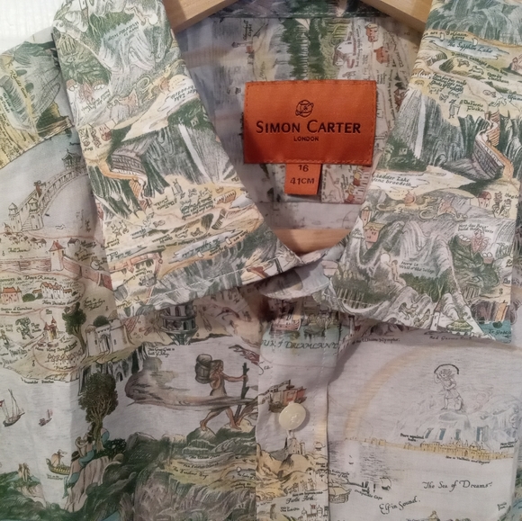 Simon Carter "Story Island" Shirt - Picture 2 of 4